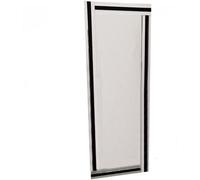 Biznest Full Length Triple Stripe Black Border Wall Mirror