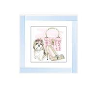 Biznest Glamour Pups Ii Glitter Liquid Wall Art