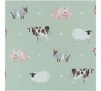 Biznest Glass Worktops Beautiful Clear Glass Surface For Kitchen 30X40Cm High-Quality Worktop Savers (On The Farm)