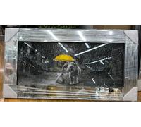 Biznest I'VE GOT YOU Picture Liquid 3D Wall Decor Glitter Wall Art Mirrored Frame Home Decoration Bedroom Living Room 85x45cm B-AN341