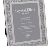 Biznest Large 80Cm Shiny Sparkly Mirror Crushed Diamond Glitter Flower Pot White Silver V053