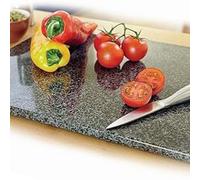 Biznest Large Black Kitchen Granite Speckled Stone Cutting Chopping Board Worktop Saver.