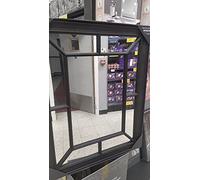 Biznest Large Black Window Wall Mirror Enchanted Window Style Hallway Wall Mirror 61X76