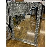 50Cm Large Round Gold Wall Mounted Mirror Aluminium Frame