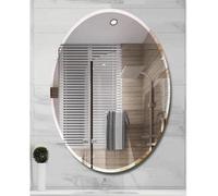 Biznest Large Frameless Round 60Cm Wall Mounted Mirror Bathroom Living Room A Must Have Mirror
