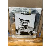 Biznest MILAN Picture Liquid 3D Wall Decor Glitter Wall Art Mirrored Frame Home Decoration Bedroom Living Room 55x55cm B-MILAN08