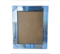 Biznest Mirrored Finish Photo Frame With Fitment Hooks Mounting Bevelled Glass Borders Hanging Gift Idea Portrait Picture 60X50 Cm