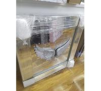 Biznest MODERN LIQUID GLITTER WALL ART WITH MIRRORED EDGES Extra Large Size 55X55Cm (Biz1047)