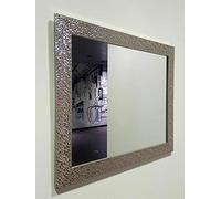 Biznest Mosaic Effect Large Wall Hanging Mirror With A Decorative Design 50X60Cm Wall Mirror