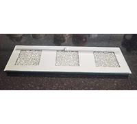 Biznest New 30X10Cm Center Plate Jewel Mirror Loose Diamante Crystal Square Decor Mirror Table Centrepiece Wedding Gift