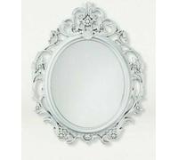 Biznest New Beautiful Baroque Wall Mirror Silver Chic Mirror Home Decor 62X49Cm