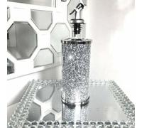 Biznest New Crushed Diamond Cooking Oil Olive Oil Dispenser Pourer Crystal Silver, Gift