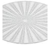 Biznest Pack Of 2 Silver Sparkle Round Round Mirrored Center Plate Candle Plate 20Cm