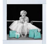 Biznest Picture Liquid 3D Wall Decor Glitter Wall Art Mirrored Frame Home 55X55Cm (Marilyn To Me From Me Ic117)