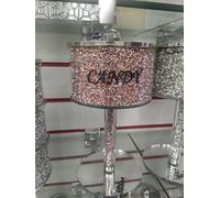 Biznest Pink Candy Jar Sparkle Storage Crushed Diamond Gift Kitchen jar storage box canister Handmade