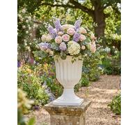 Biznest Roman Pillar Gr olumn Plastic White Vase Figurine Base Sculpture Home Garden Décoration Holder Statue 35Cm