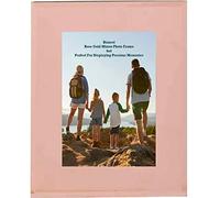 Biznest Rose Gold Mirror Photo Frame Perfect for Displaying Precious Memories (10x8)