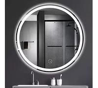 Biznest Round Bathroom Led Mirror Lights Illuminated Demister Pad Antifog Touch Design 2 (60x60cm)