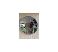 Biznest Round Silver Sparkle Glitter Mirrored Wall Clock Roman Number Glass Wall Clock New