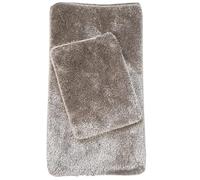 Biznest Set Of 4 Large Romany Gypsy Washable Non Slip Sparkly Design Mats Rugs Caravan 80X120Cm (Brown Silver)