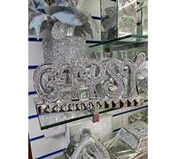 Biznest Silver Crystal Crushed Diamond Gypsy Sparkle Bling Ornament Romany Collection