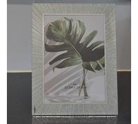 Biznest Silver Glitter Glass Photo Frame A4 Silver Strips Sparking Picture Frame
