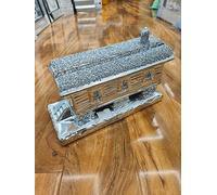 Biznest Silver Glitter Large Crushed Diamond Stunning gypsy chalet House Home Sparkly Ornament