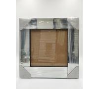Biznest Square Mirrored Finish Photo Frame With Fitment Hanging Hooks Bevelled Glass Hanging Gift Idea Pictures & Art Holder 45Cm