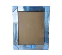 Biznest Square Mirrored Photo Frame With Fitment Mounting Hooks Bevelled Glass Border Hanging Gift Idea Portrait Picture Display Home Decor Gallery Album Image Wall Art Holder 55 Cm (60 X 50 CM)