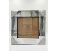 Biznest Square Mirrored Photo Frame With Fitment Mounting Hooks Bevelled Glass Border Hanging Gift Idea Portrait Picture Display Home Decor Gallery Album Image Wall Art Holder 55 Cm (30 X 30 CM)