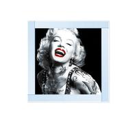 Biznest Tattooed Marilyn Monroe Glitter Liquid Wall Art