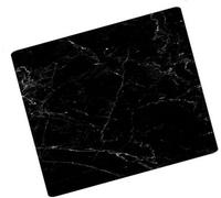 Biznest Tempered Glass Worktop Saver Black Marble Effect Dishwasher Safe 5 mm Thick Cutting Mat Surface Chopping Board 50 X 40 Cm