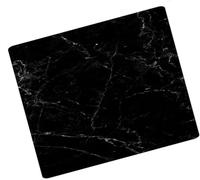Biznest Universal Hob Cover Plate Tempered Glass Worktop Saver Dishwasher Safe 5mm All Types of Cookers (Black Marble, 52x80x0.5cm)