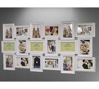 Biznest X Large 18 Photos Multi Picture Wall Frame 6X4 Photo Multi Photo Frame 18-Aperture Wall Hanging Memories Decoration