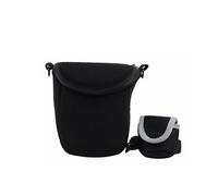 BIZOEdigital Protable Camera Cover Case Bag For Olympus E-M10 EM10II E-M5II EP3 EM5 EPL6 EPL7 E-PL8 EPL5 EP5 14-42mm Lens with strap (Black)