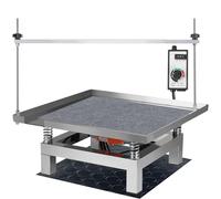 BIZOEPRO Concrete Vibration Table, Speed Controller, 19.7inch x 19.7inch Stainless Steel, Vibrating Test Bench, Concrete Vibrating Tool