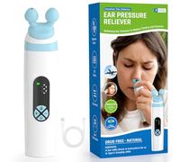 BIZOI Ear Pressure Relief Device, Eustachian Tube Unblocker, Ear Popper Ear Relief Device, Rechargable 3 Speed Adjust Ear Pressure Relief Device for Flying, Swimming, Diving, Tinnitus