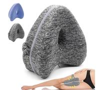 BIZOI Knee Pillow for Sleeping on Side, Alignment Pillow, Heart Shape Knee Support, Hip Alignment Pillow for Relieve Sciatica, Hip Pain, Sleeping, Pregnancy, Joints Pain
