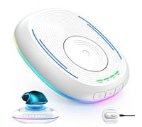 BIZOI Mouse Mover, Undetectable Mouse Jiggler with ON/Off Switch, 7 Colors Adjustable, Mice Jiggler with Adjustable Interval Timer for Wired & Wireless Mice, Keeping the PC Active (White)