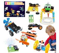 BIZOI STEM Solar Robot Toy, 7 in 1 Educational Experiment DIY Robotics Kit, Engineering Kits Activity Toys Gifts Age 6+ for Kids, DIY Robot Construction Set for Birthday
