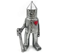 BIZOI Tin Man Garden Ornament, Resin Tin Man Ornament, Tall Rustic Heart Axe Soldier Statue, Collectible Garden Art Piece for The Gardens, Lawn, Balcony, Outdoor Decorations