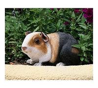 BIZOLE Decoration Art Statue Sculpture - Desktop Decoration Figurine, Figurine Home Decor Garden Statue Decorations, Home Garden Decoration Funny Cute Guinea Pig Statue, Bookshelf Series