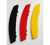 BizTech ® Clip In Grill Inserts Strips Compatible with BMW Car Models, German Flag colours, Sport Tuning (For Series 5 E60 E61 2004-2010 11-Beams)