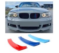 BizTech ® Clip-In Grille Strips Inserts Compatible with Series 1 E81 E82 E87 E88 F20 F21 F40 2003-up Bonnet Hood Sport Kidney Cover (E81 E82 E87 E88 03-11 12-Beams Round)