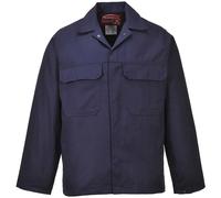 BizWeld Mens Flame Resistant Jacket Navy S