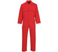 BizWeld Mens Flame Resistant Overall Red L 32"