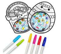 BIZYBOO Easter Egg Decorator - an Easter Egg Hunt in The Palm of Your Hand - Hidden Object Scavenger Hunt Search Sensory Matching Game for Kids 2 and