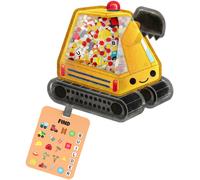 BIZYBOO - The Original S ind Plush - Hidden Object Search Problem Solving Educational Matching Game for Kids 2 and Up (Scoops)