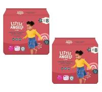 Bizzal ASDA Little Angels Nappy Pants, Size 8, 28 Pack, 2 Count