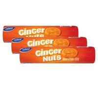 Bizzal Belmont Ginger Nuts Crunchy Spiced Biscuits, 300g, 3 Pack (Total 900g)